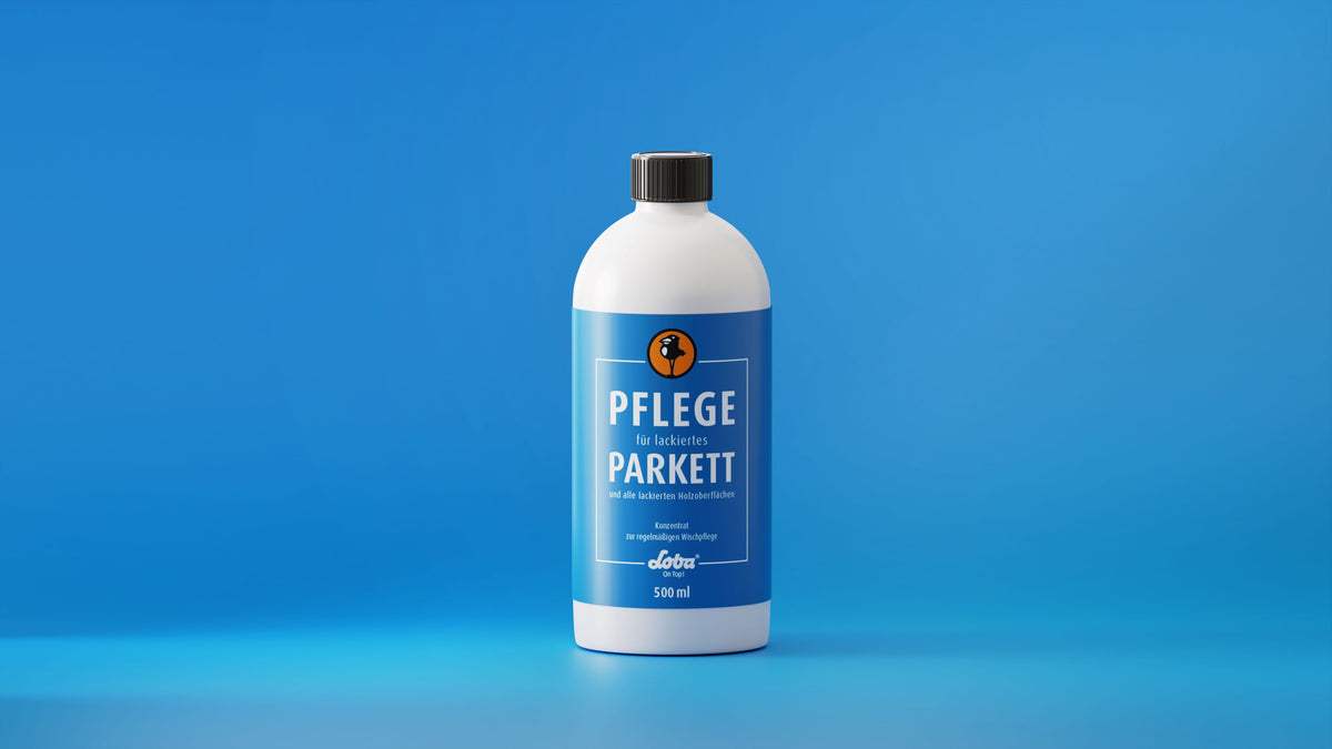 LOBA Pflege für lackiertes Parkett, 500 ml Flasche